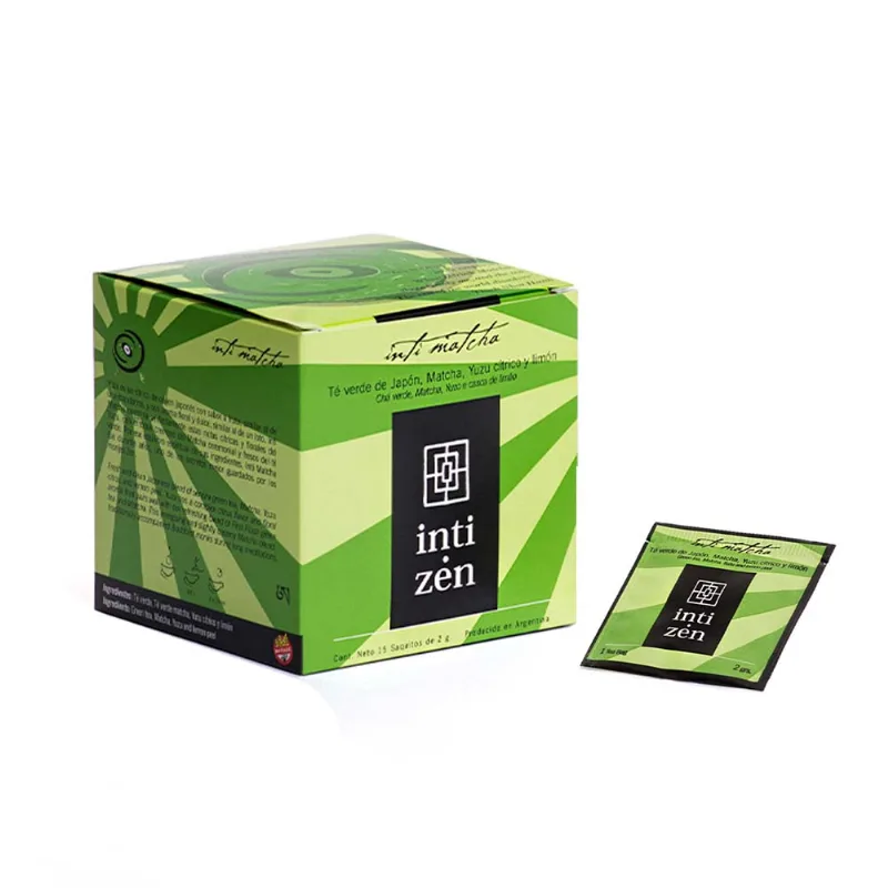 Té Verde Inti Zen Matcha 15 Saquitos