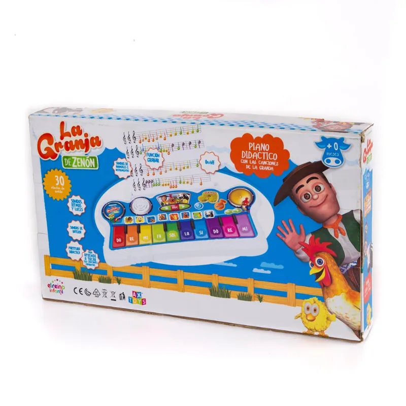 Piano Didáctico La Granja De Zen Ax Toys