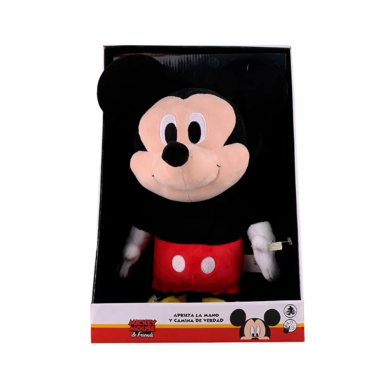 Peluche Camina Mickey - Minnie 30cm