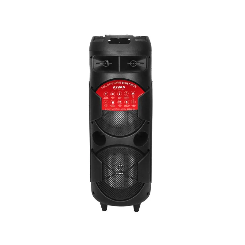 Parlante torre Aiwa 5000 PMPO AW-T600D negro