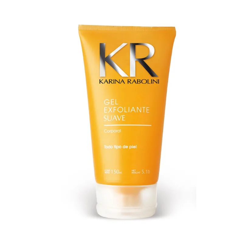 Gel exfoliante suave almendra Karina Rabolini 150 ml.
