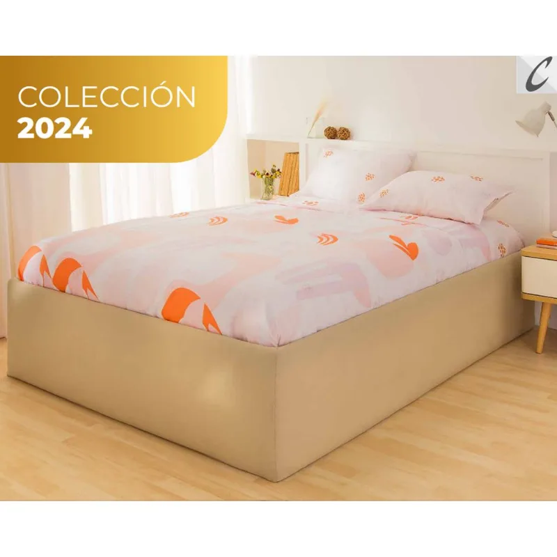 Sábanas Casablanca Oro 144 Hilos 1 1/2 Plazas