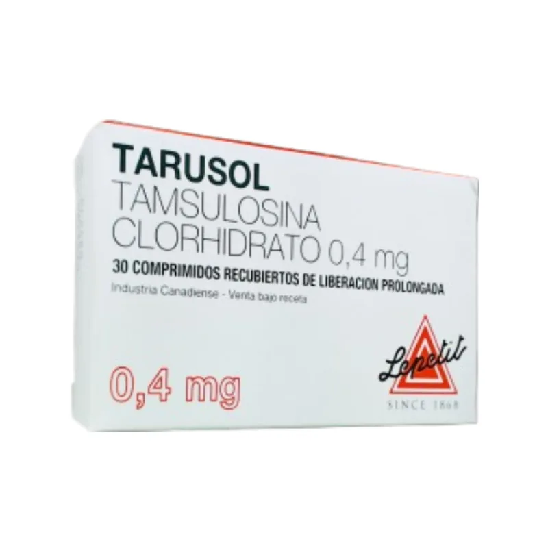 Tarusol Tamsulosina 0.4 mg x 30 Comp de Liberación Prolongada