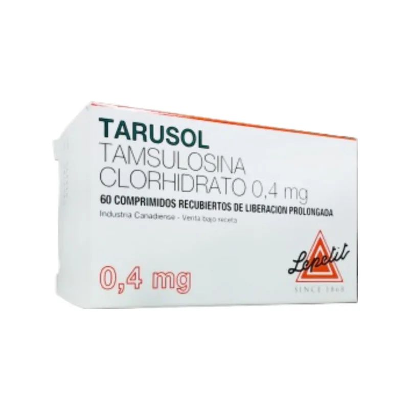 Tarusol Tamsulosina 0.4 mg x 60 Comp de Liberación Prolongada