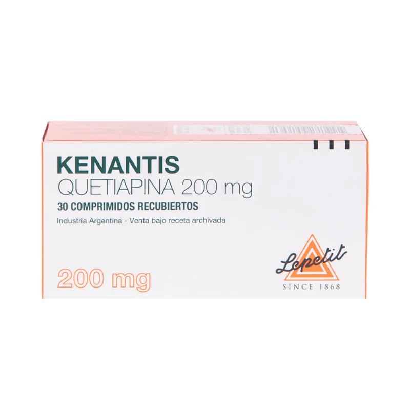 Kenantis Quetiapina 200 mg x 30 Comp
