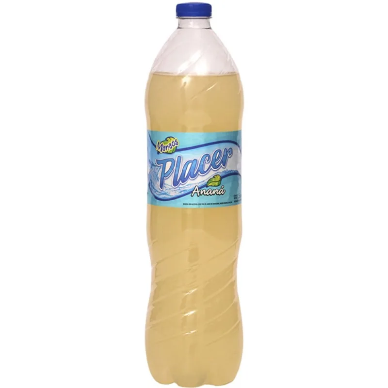Agua saborizada Placer de ananá en botella 500 cc.