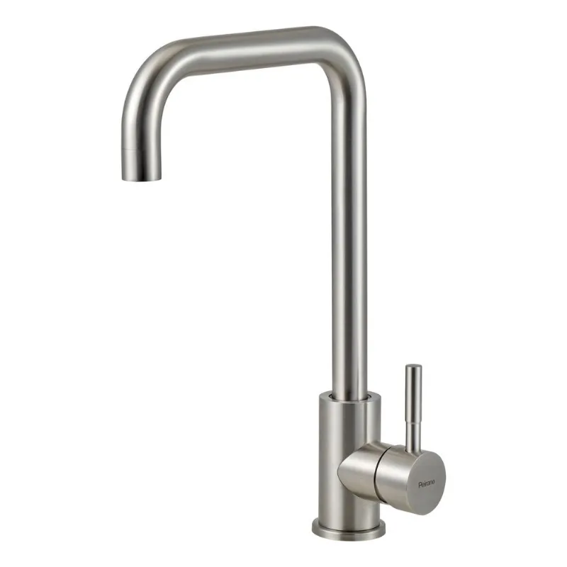 Grifería Cocina Monocomando Metal Acero Pulido Peirano Swift