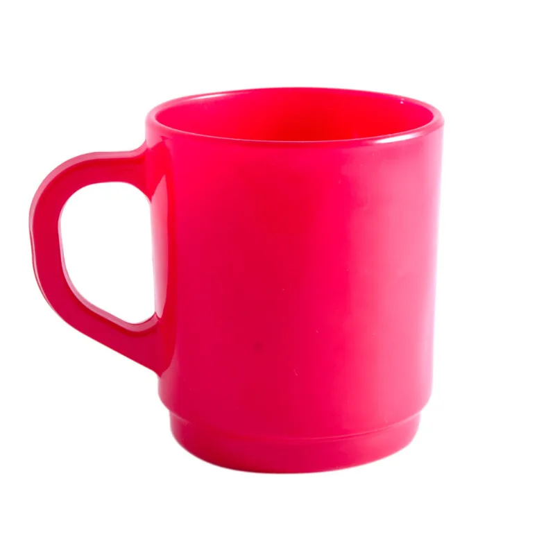 Jarro Vidrio Magenta Taza De Vidrio Rojo