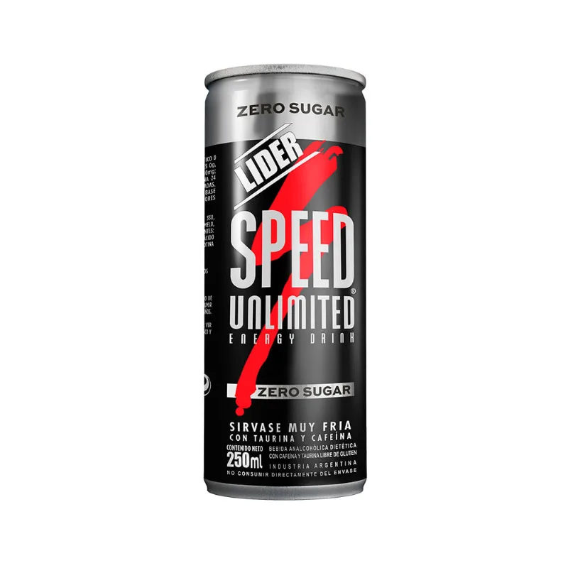 Bebida Energizante Sin Azúcar 250 Ml Speed