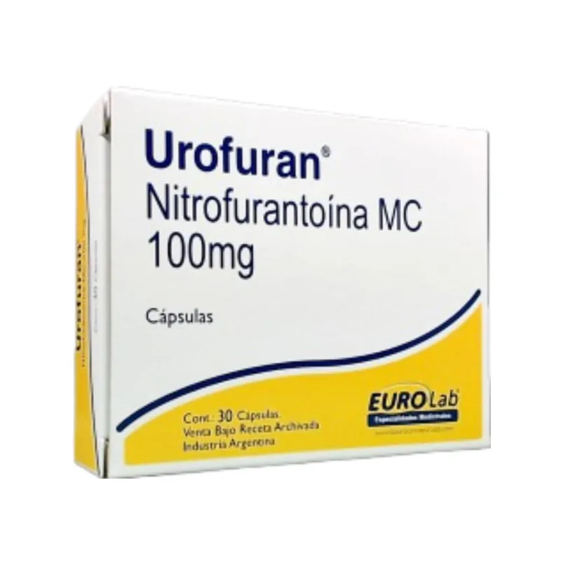 Urofuran nitrofurantoína 100 mg x 30 Cáps