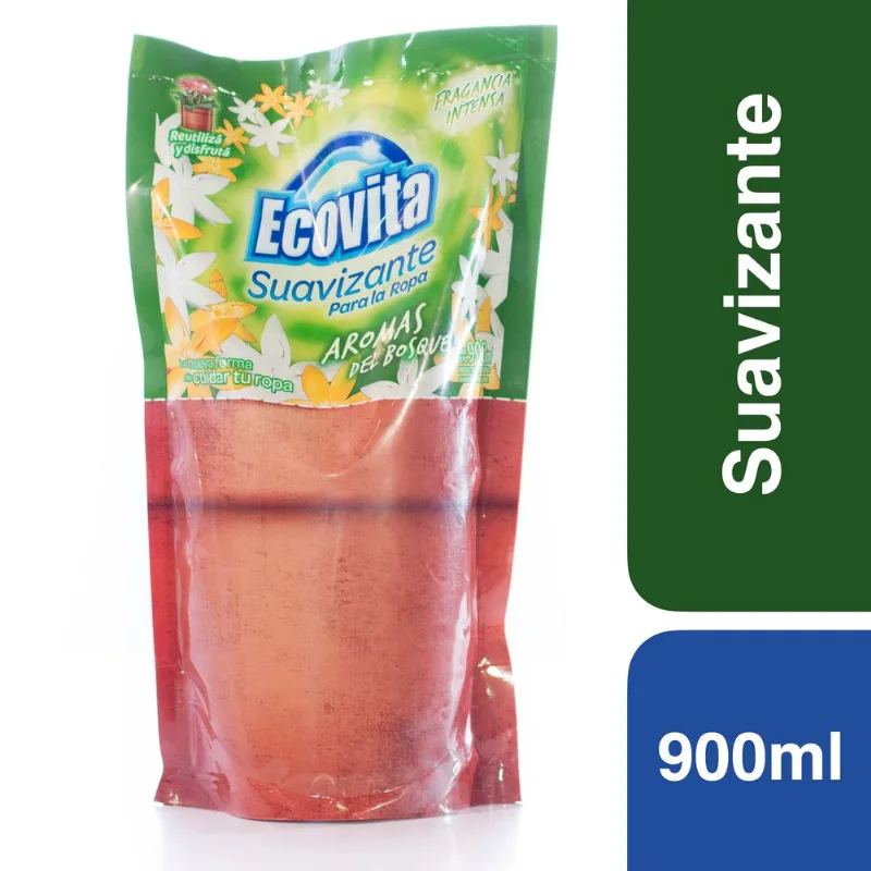 Suavizante para ropa Ecovita aromas del bosque 900 cc.