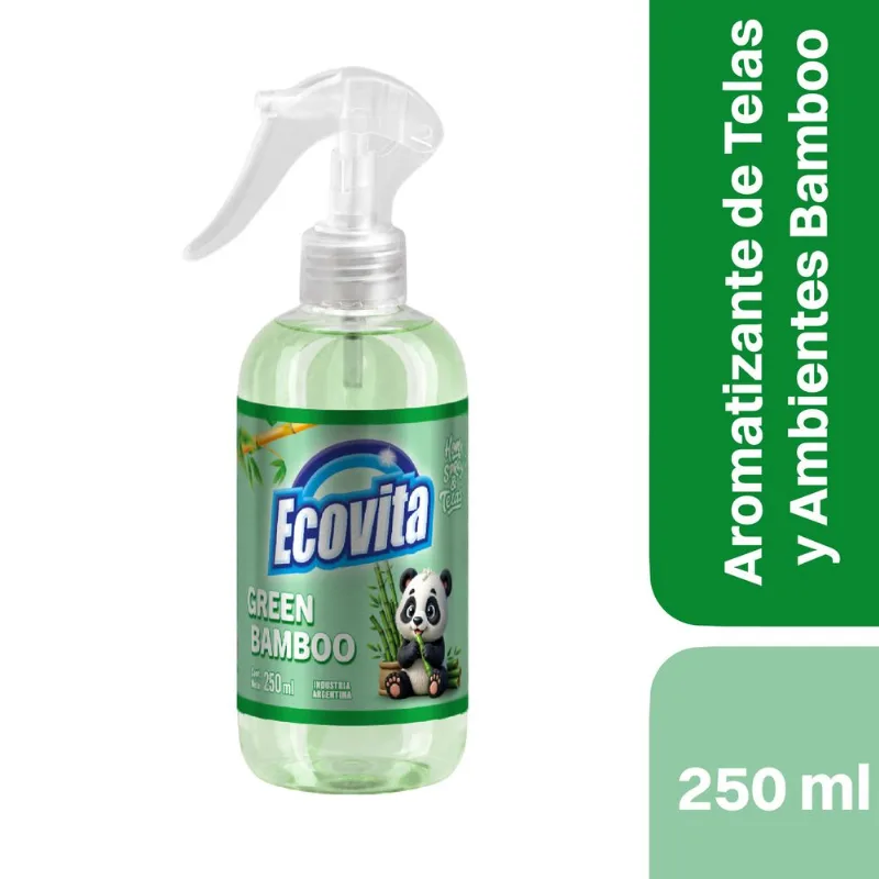 Aromatizante de telas y ambientes Ecovita Bamboo gatillo 250 ml