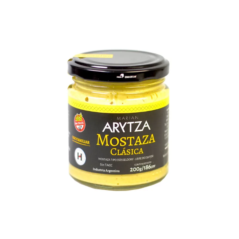 Mostaza Aritza Sin Tacc X200gr