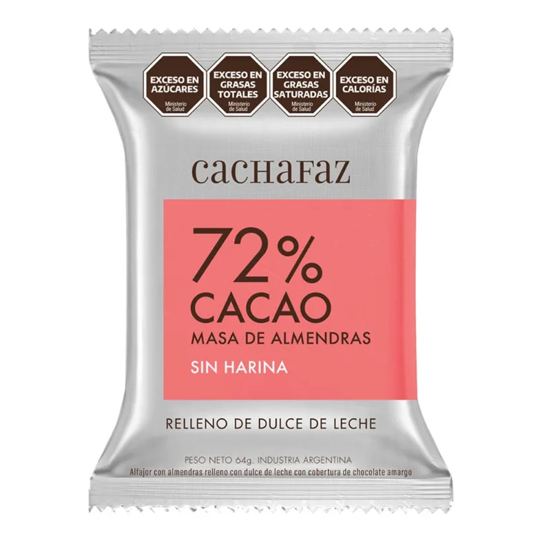 Alfajor Cachafaz 72% Cacao Masa de Almendras sin Harina x 64 g Sérum Eucerin Sun Oil Control Uv Ultra Light Fps 50+ x 30 ml