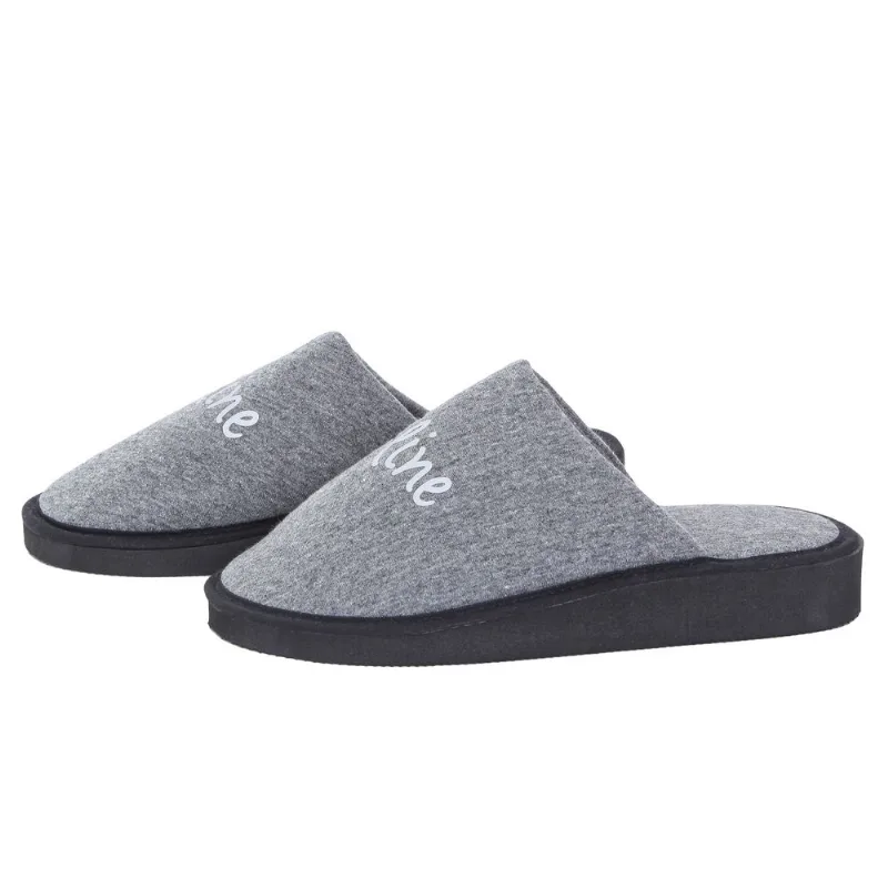 Pantufla Tex melange off line talle 36 verde