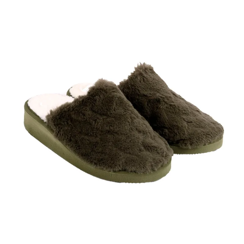 Pantufla Piel De Oso 35/40 Verde Urb Pantufla Piel De Oso 37/38 Verde Urb