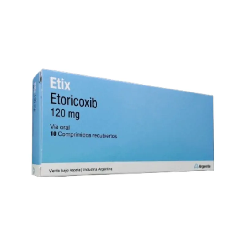 Etix Etoricoxib 120 mg x 10 Comp Recubiertos