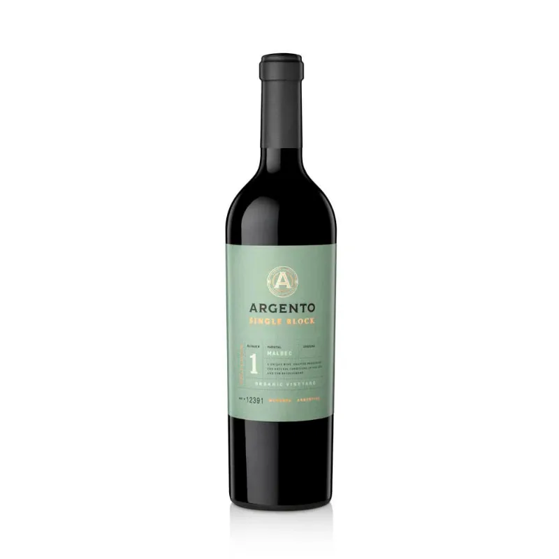 Vino Malbec Orgánico Argento Sigle Block