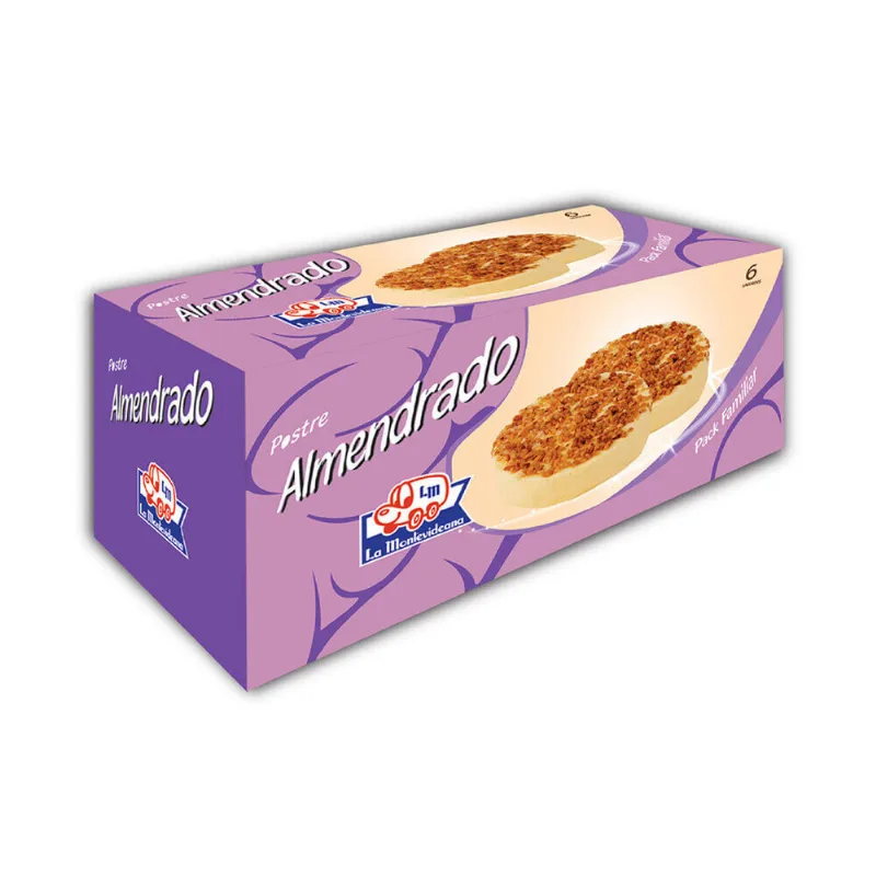 Postre helado La Montevideana almendrado x 6 uni