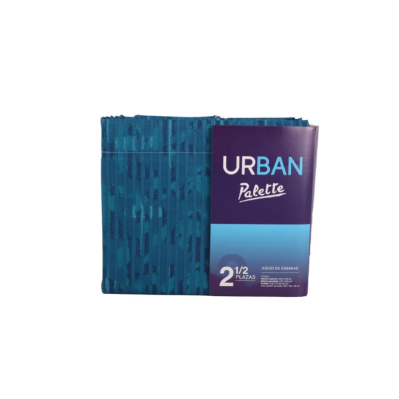 Sábanas 2 1/2 Plazas 144 Hilos UN-URBAN Violeta Palette
