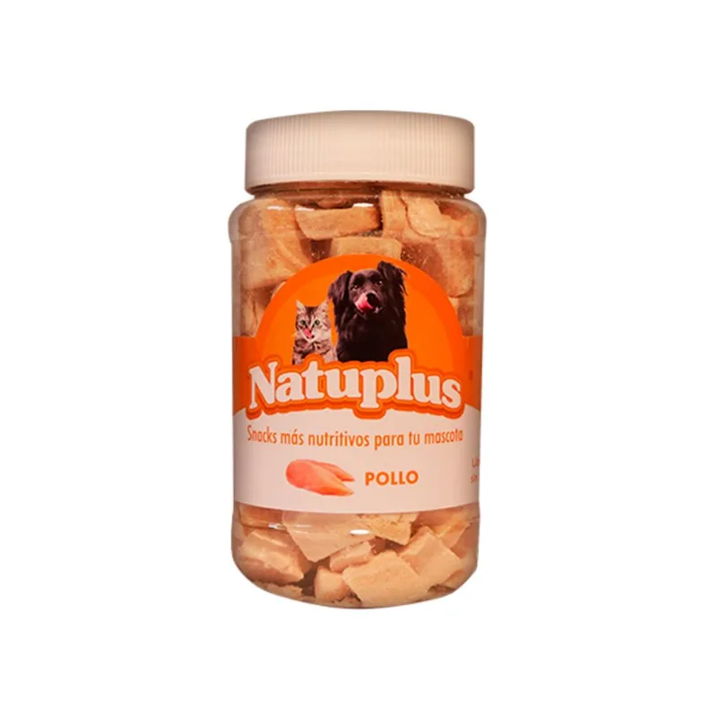 SNACK NATUPLUS POLLO BALDE X 100 GRS
