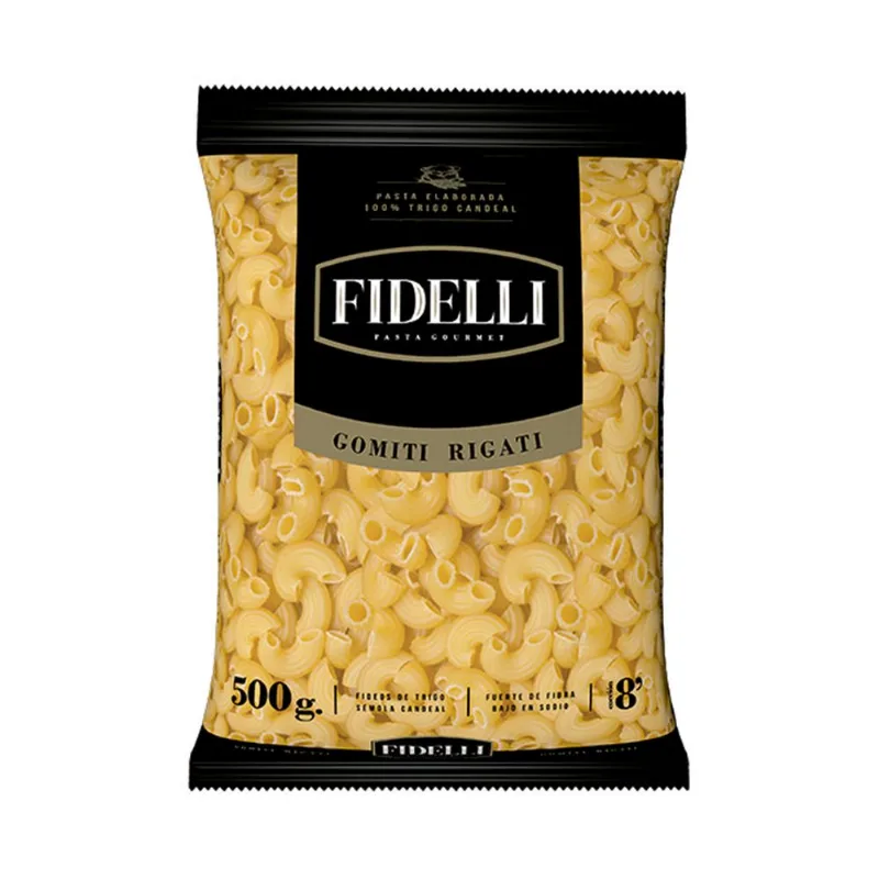 Fideos Fidelli codo bolsa 500 g.
