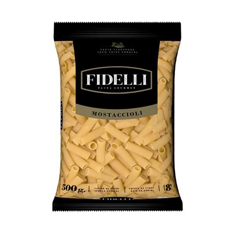 Fideos Fidelli mostachol bolsa 500 g.
