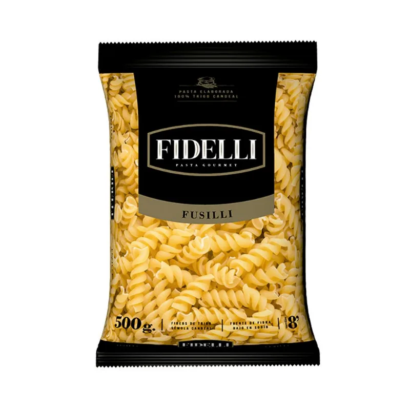 Fideos Fidelli tirabuzon bolsa 500 g.