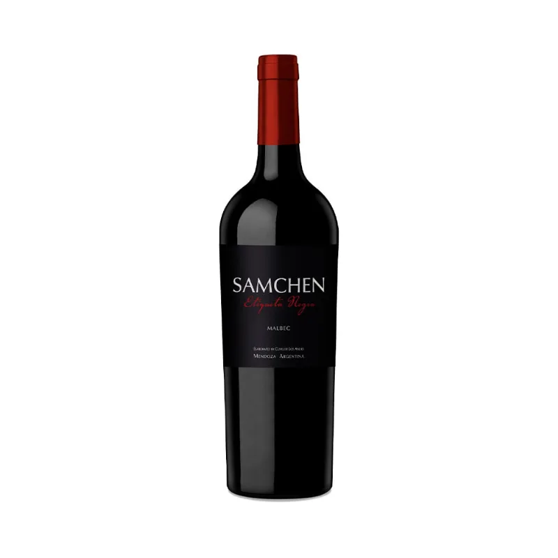 Vino Samchen Etiqueta Negra Malbec 750cc