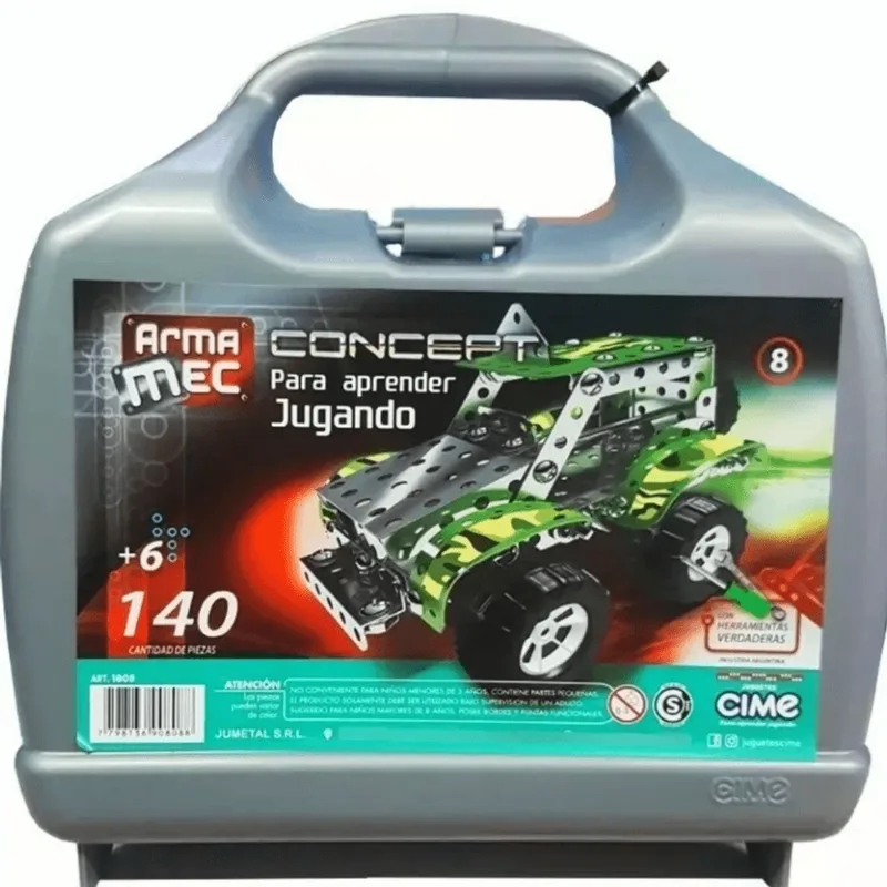 Juguete Cime Armamec Concep Maletin Yipie 155 Pzas. 1808