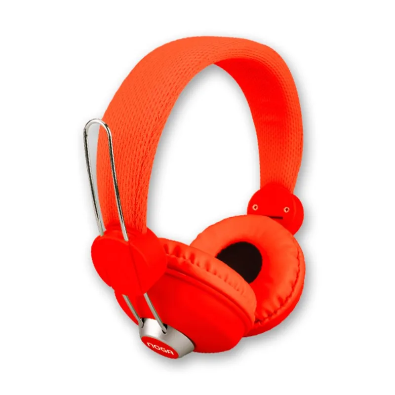 Auriculares over ear Noga X-2670 rojo
