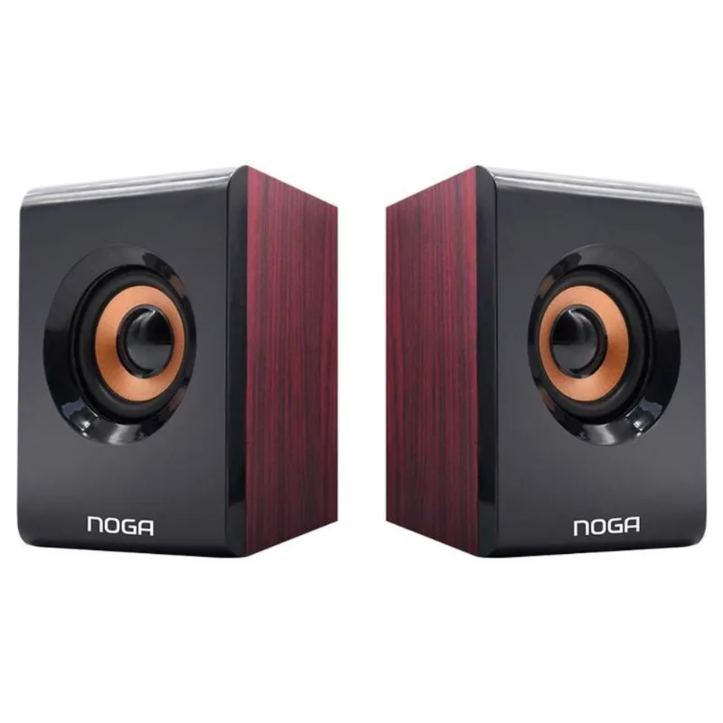 Parlantes Multimedia Noga 2.0 6W NG-508P negro