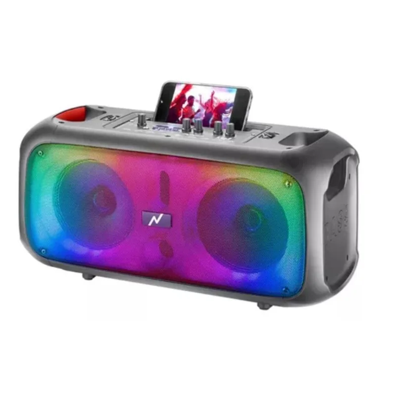 Parlante Bluetooth Inalambrico Karaoke Tws Led Noga Ng-bt680