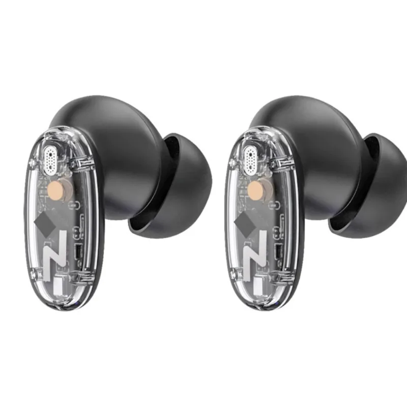 Auriculares bt Noga twins transp negro display ng btwins4