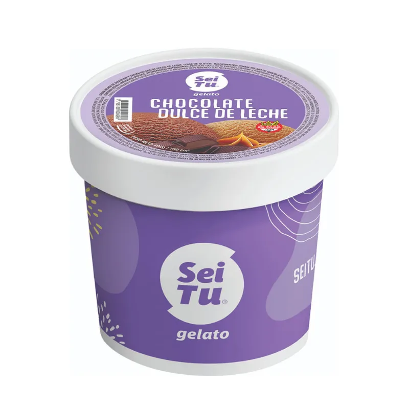Helado Sei Tu Chocolate-dulce De Leche Pote X400