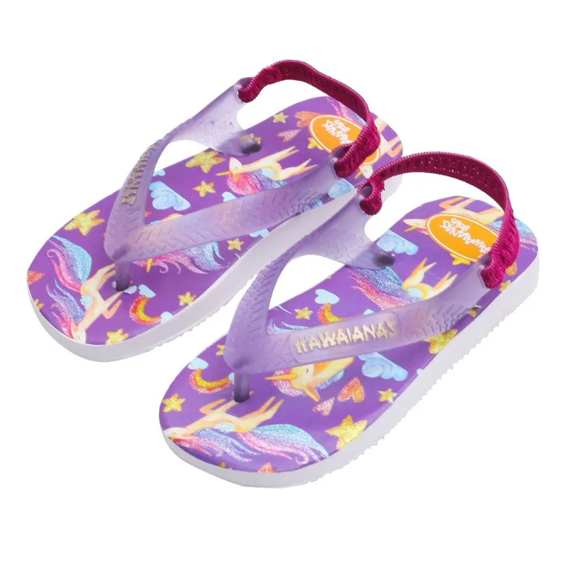 Ojota elastico Hawaianas estampada talle 24 unicornio
