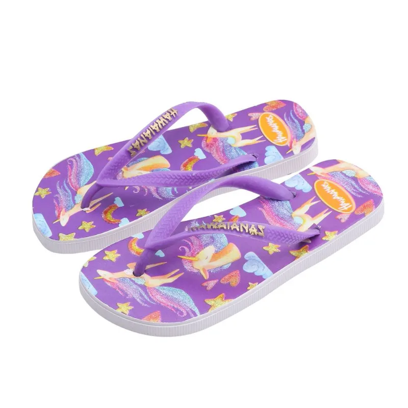 Ojota Hawaianas estampada talle 28 unicornio