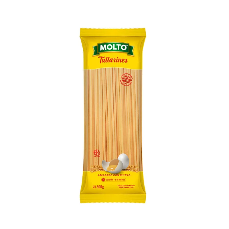 Fideos Molto Tallarin Huevo 500g