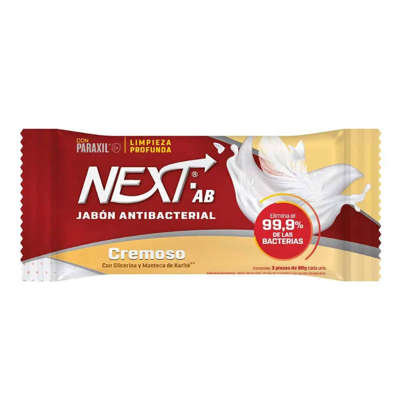 Next Ab Jabón Cremoso 90gr X 3
