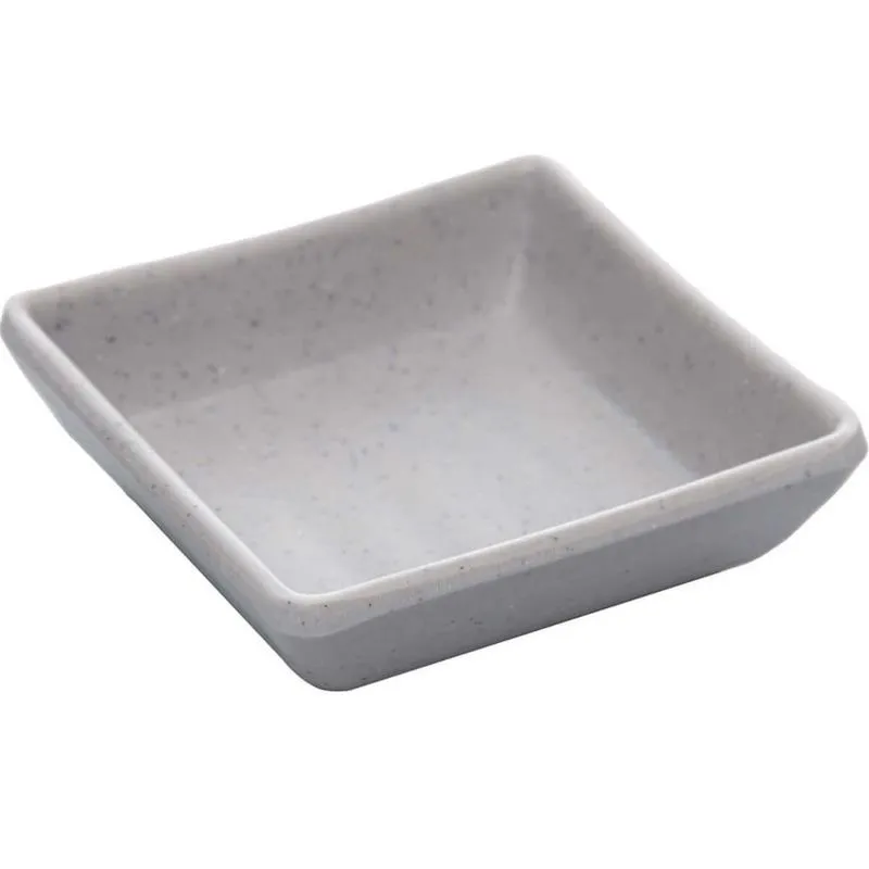 100 Molheiras Porta Shoyu Quadrado Melamina 7x2cm Lyor Granilite Tarê Tóquio