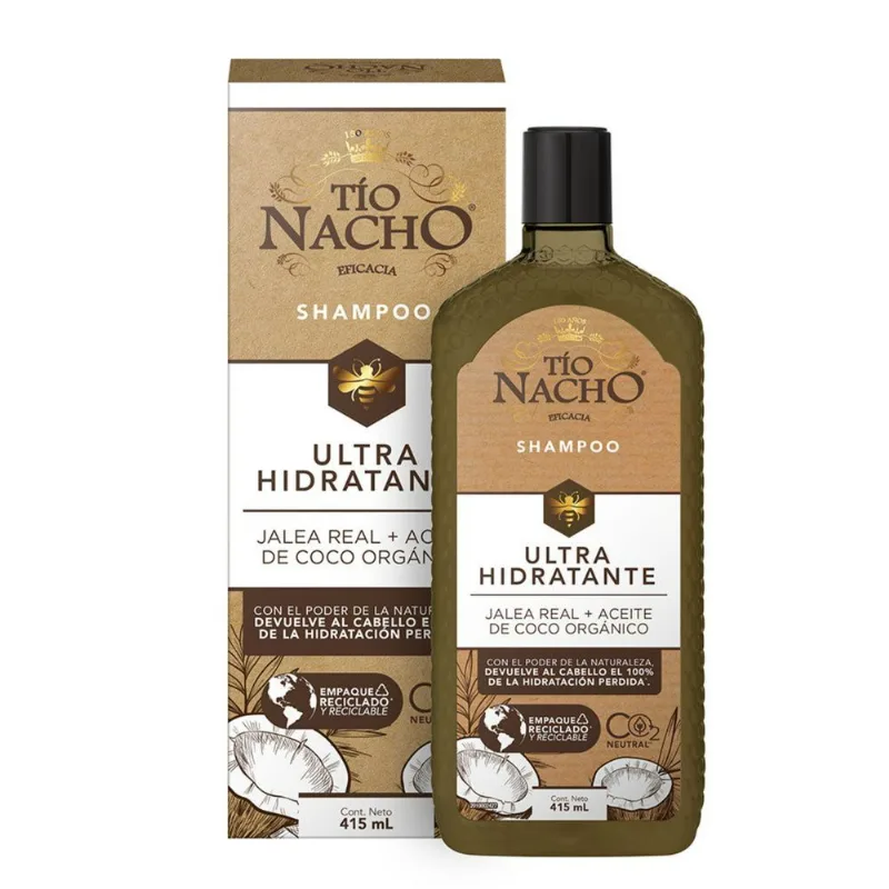 Shampoo Tío Nacho coco hidratante 415 cc.