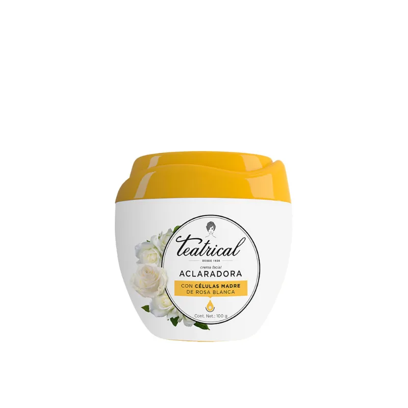 Crema Facial Teatrical Aclaradora x 100 g
