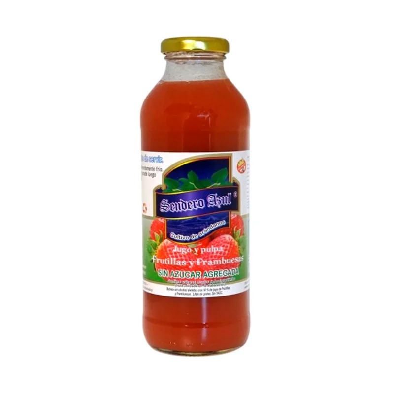 Jugo de frutilla sin azúcar 500 ml.