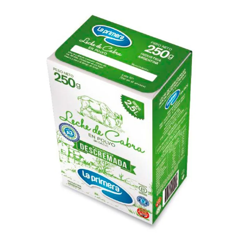 Leche de cabra en polvo La primera descremada 250 g.