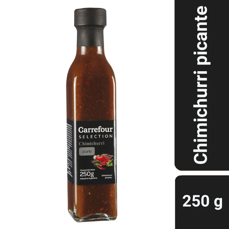 Chimichurri Carrefour Selection picante 250 g.