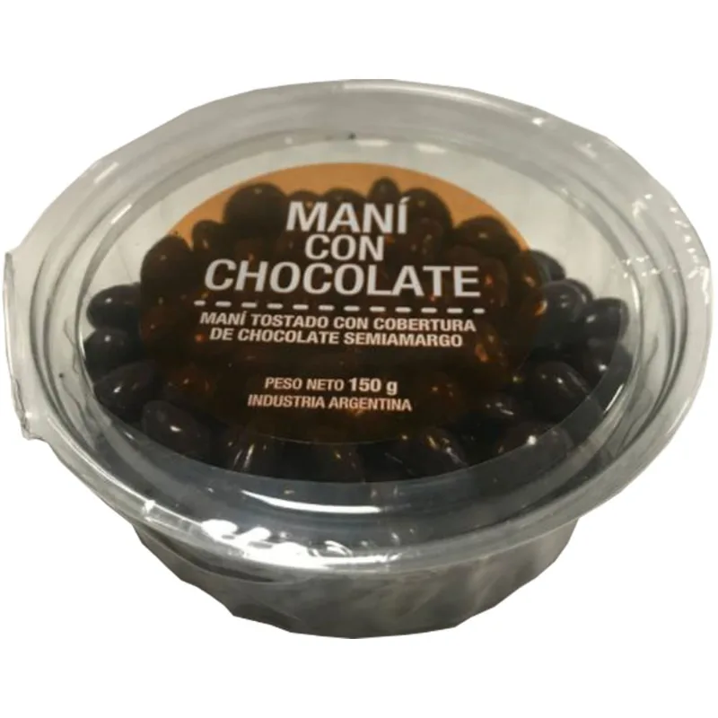 Maní con chocolate 150 g.