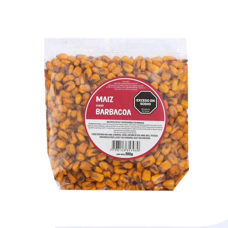 Maiz Frito Barbacoa 200 Gr Maíz Frito Sabor Barbacoa 200 Grs