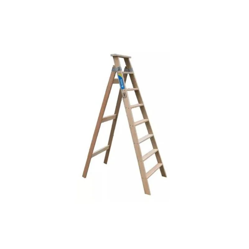 Escalera familiar Alpina de pino estándar 1x3 1x2 1/2 8 escalones 1,90 m