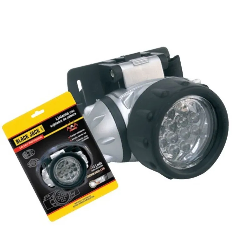 Lanterna para cabeca com 12 leds- T208