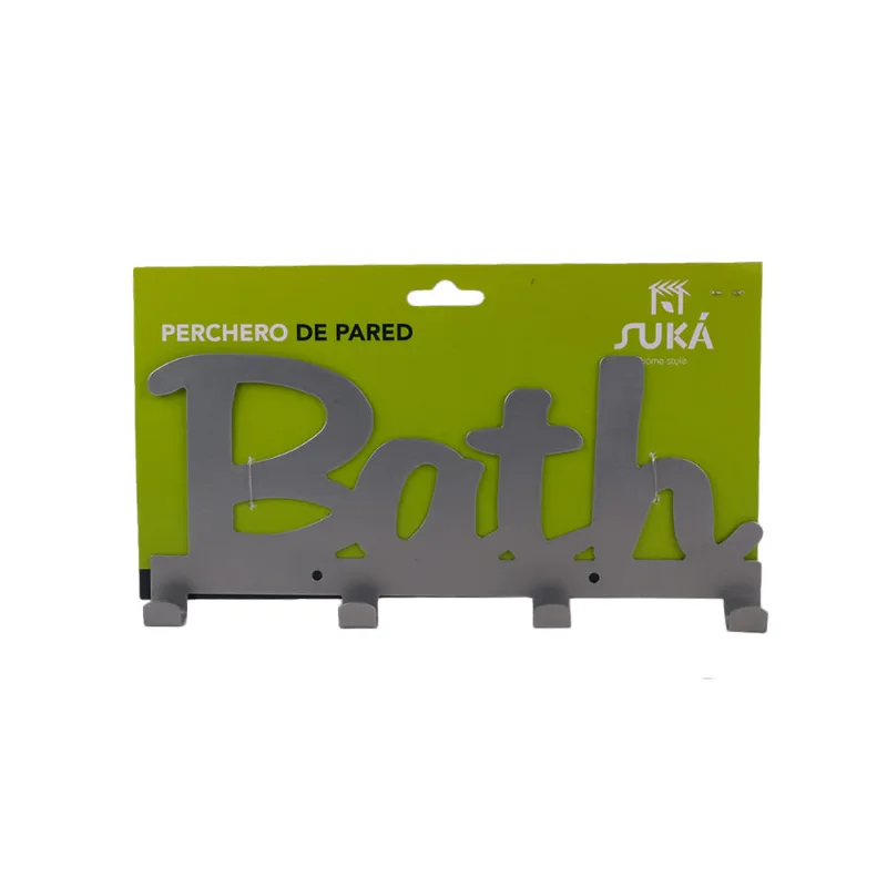 Perchero De Pared - Bath 4 Ganchos